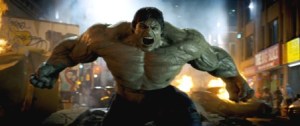 The Hulk flexes for his latest big screen appearance.