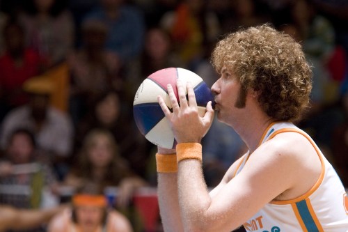 Will Ferrell lines up a shot in "Semi-Pro."
