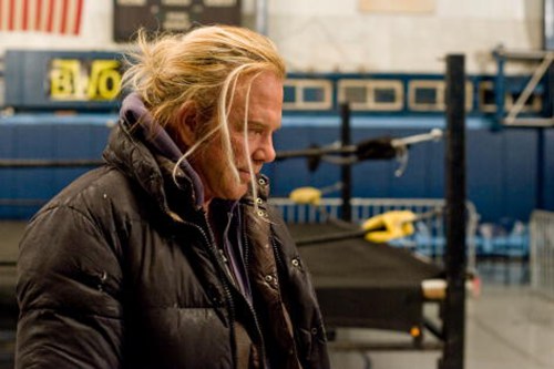 Mickey Rourke was nominated for a best actor Oscar for his starring role in "The Wrestler." 