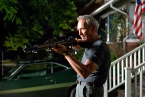 Clint Eastwood doesn't always play nice in the drama "Gran Torino." He directed the film, and he also stars in it. 