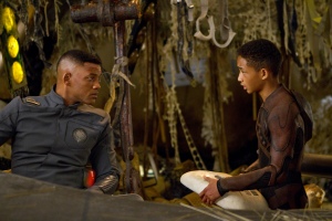 Will Smith, left, and his son, Jaden, star in Columbia Pictures' "After Earth." 