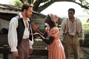 From left to right, Michael Fassbender, Lupita Nyong’o and Chiwetel Ejiofor star in “12 Years a Slave.” The movie won three Academy Awards, including best picture. Nyong’o picked up the coveted best supporting actress honor. 
